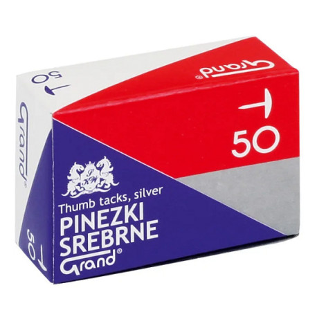 PINEZKI SREBRNE op. 50szt.