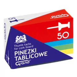 PINEZKI TABLICOWE KOLOROWE 50szt.