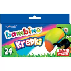 Kredki BAMBINO, 24 kolory