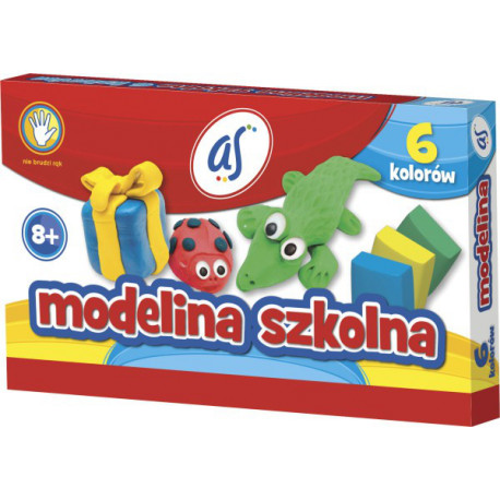 Modelina szkolna AS 6 kolorów