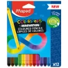 KREDKI SZKOLNE Z GRAFITU INFINITY 12KOL  MAPED