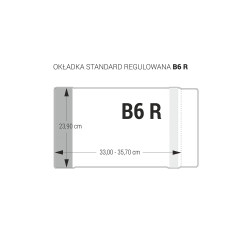 OKŁADKA B6 STANDARD BEZBARWNA op. 25szt.