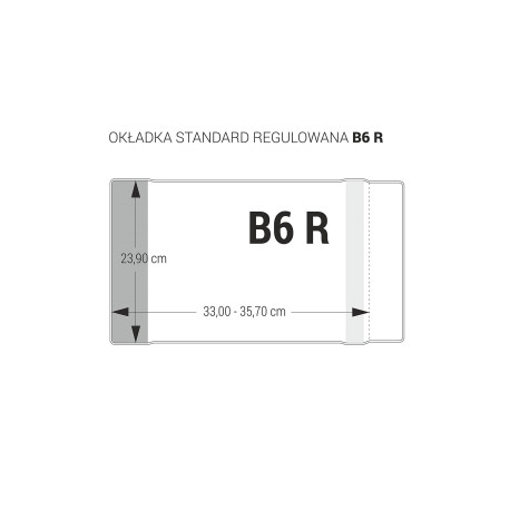 OKŁADKA B6 STANDARD BEZBARWNA op. 25szt.