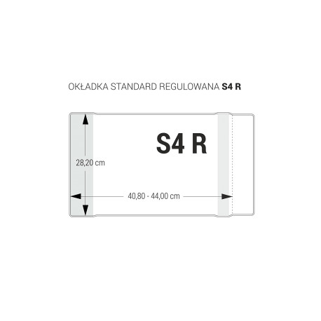 OKŁADKA STANDARD S4 REG. BEZBARWNA op. 25szt.