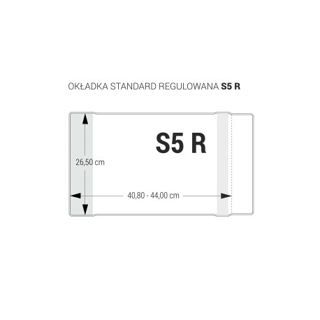 OKŁADKA STANDARD S5 REG. BEZBARWNA op. 25szt.