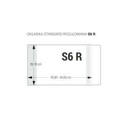 OKŁADKA STANDARD S6 REG. BEZBARWNA op. 25szt.