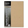 KARTON OZDOBNY WZYTÓWKOWY KRAFT BEŻOWY