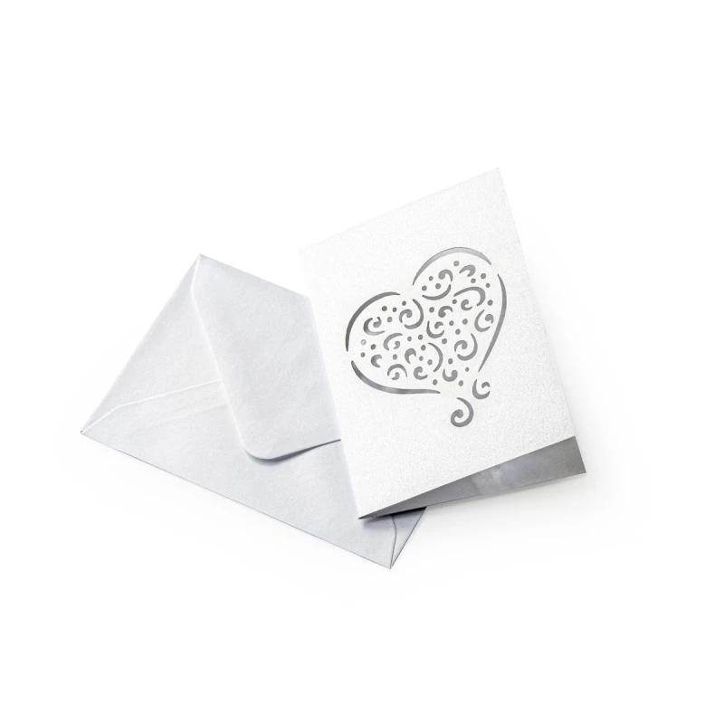 koperta srebrna metalizowana ozdobna c6