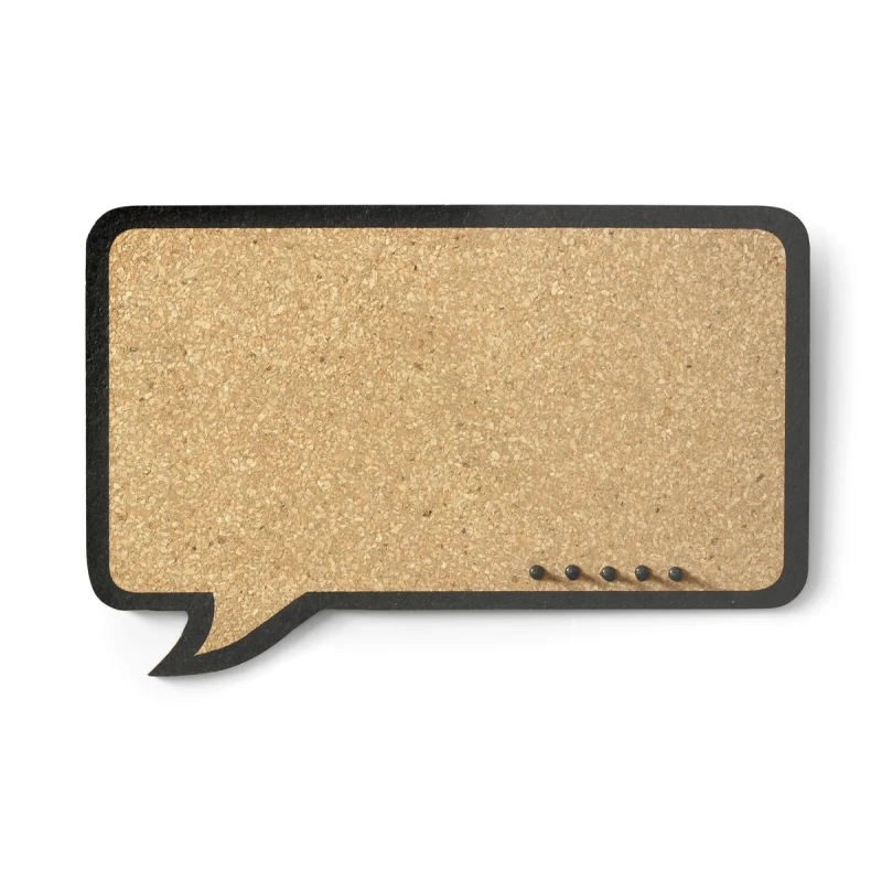 Tablica korkowa Dymek prostokątny