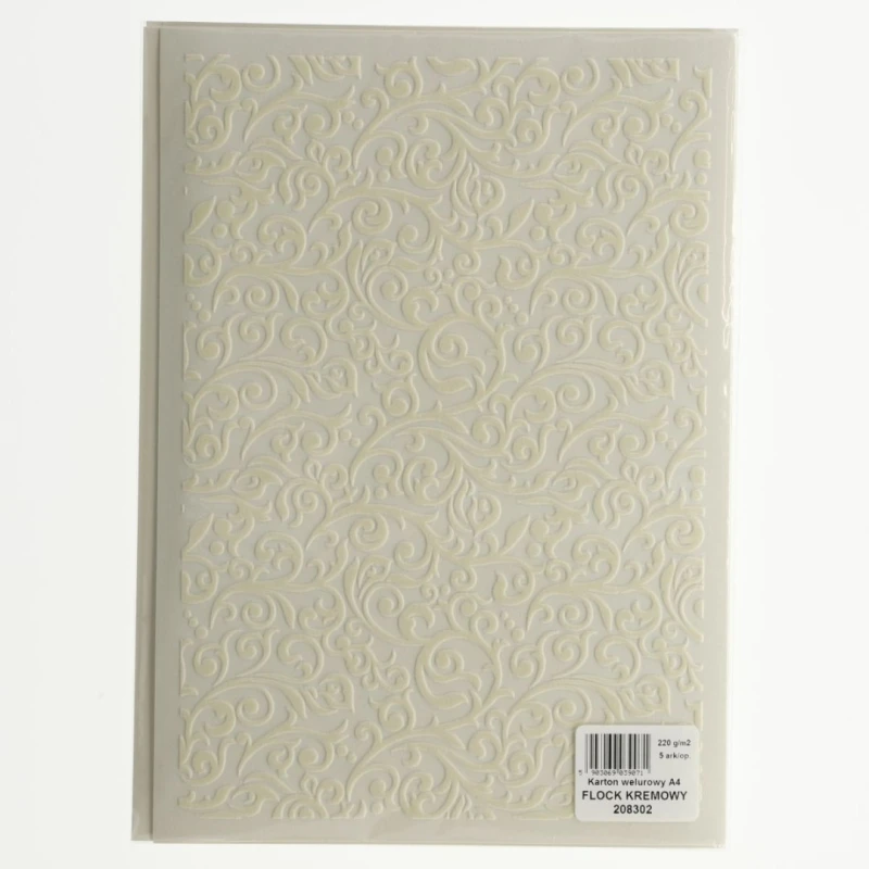 karton  ozdobny welurowy 
