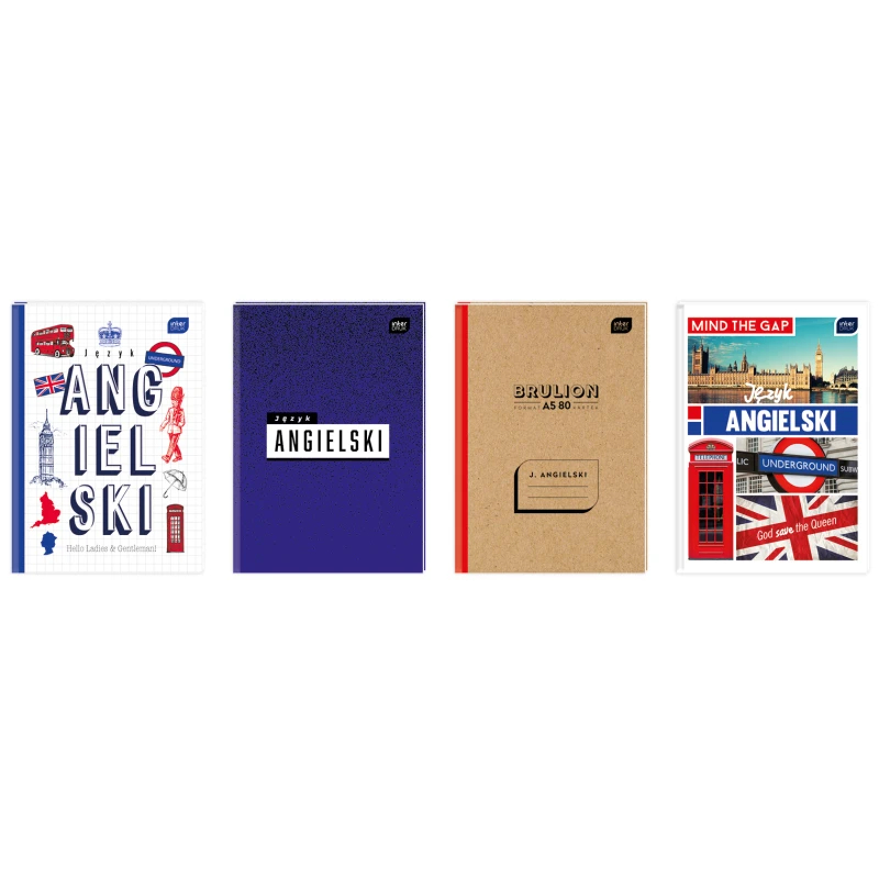 BRULION A5/80K KR TEMAT J.ANGIELSKI 