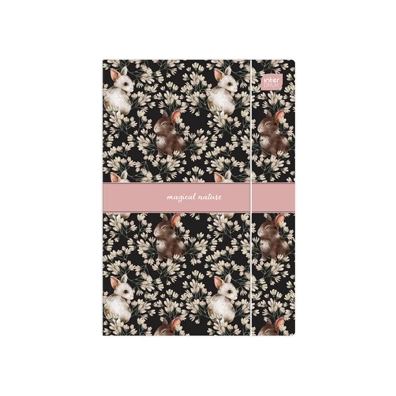 TECZKA Z GUMKĄ A4+ SOFT TOUCH MAGICAL NATURE