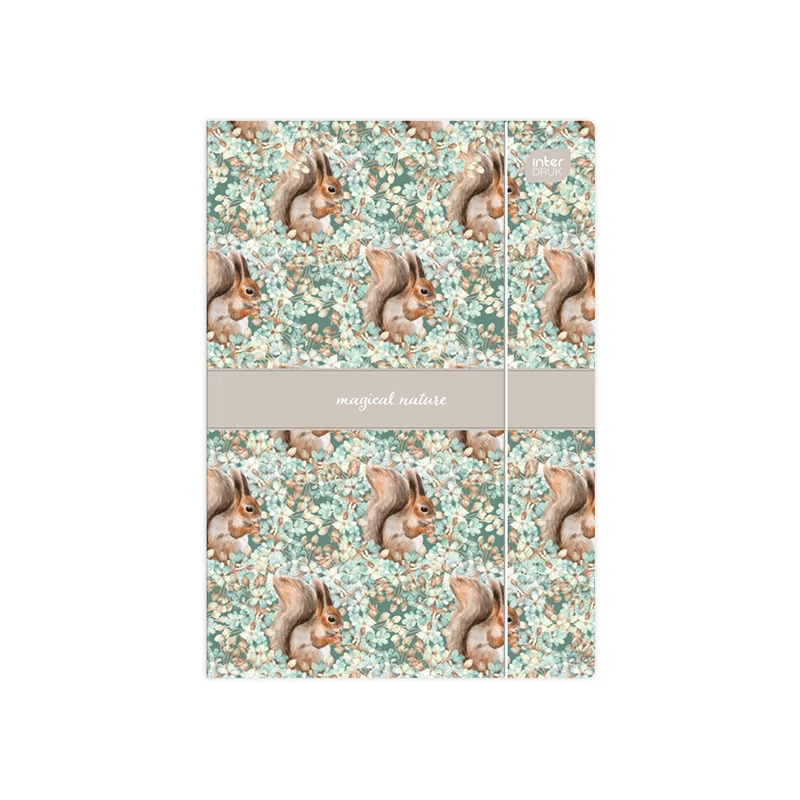 TECZKA Z GUMKĄ A4+ SOFT TOUCH MAGICAL NATURE