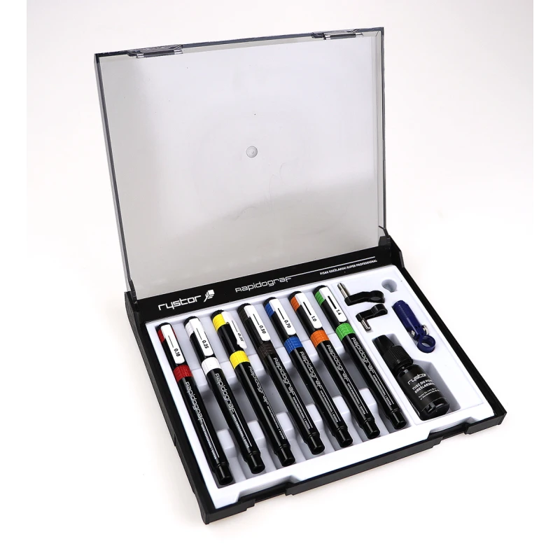 RAPIDOGRAF KOMPLET PISAKÓW SUPER PROF. 7SZT RYSTOR