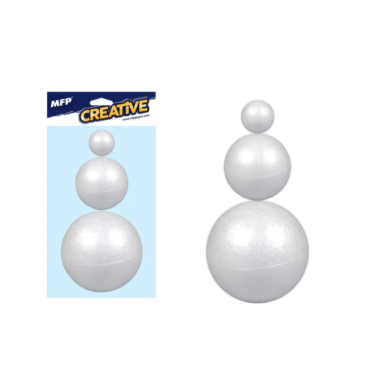 BOMBKA KULA ZESTAW 6, 8, 10CM/3SZT. GŁADKA MFP