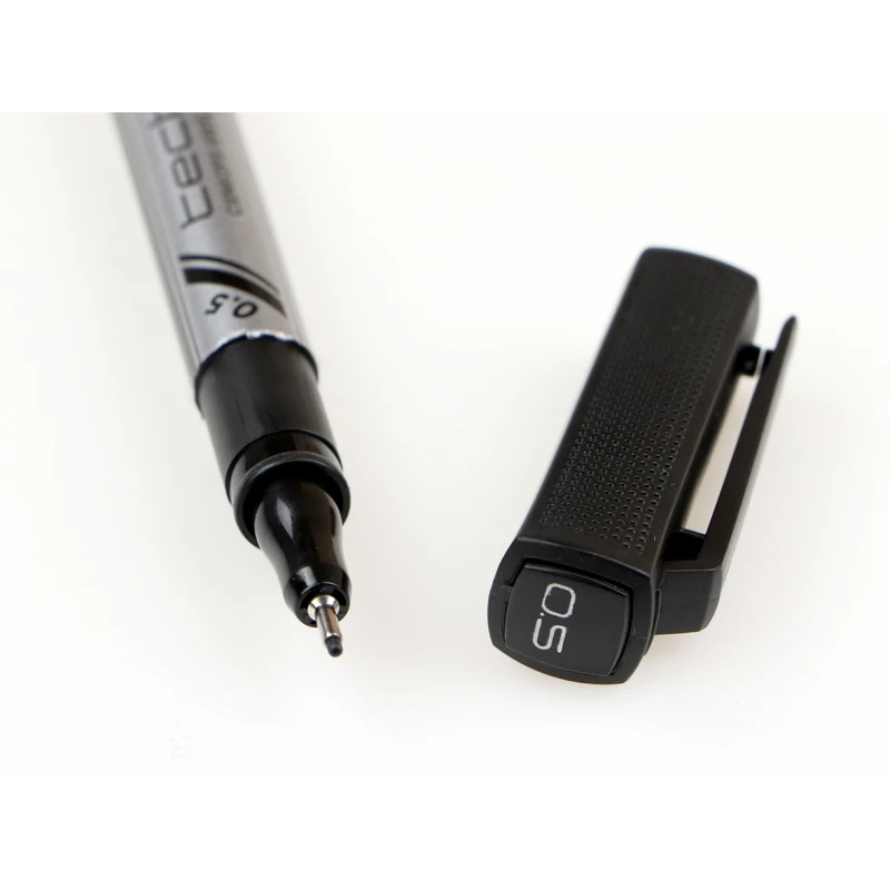 CIENKOPIS KREŚLARSKI 0,5 MM CZARNY  RYSTOR