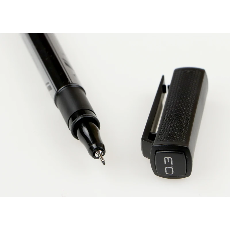 CIENKOPIS KREŚLARSKI 0,3 MM CZARNY RYSTOR