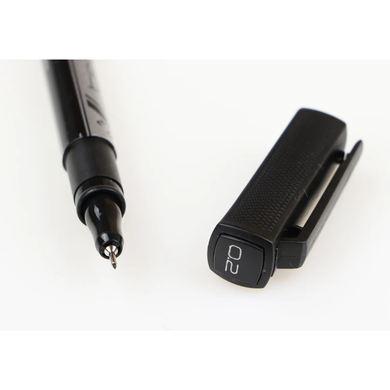 CIENKOPIS KREŚLARSKI 0,2 MM CZARNY RYSTOR