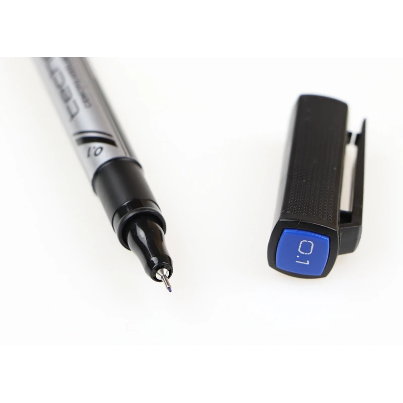 CIENKOPIS KREŚLARSKI 0,10MM NIEBIESKI  RYSTOR