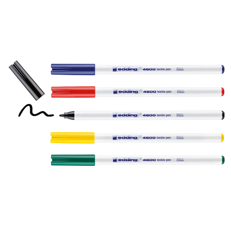 MARKERY EDDING DO TKANIN 5KOLORÓW BASIC 4600/5S/000 AMEX