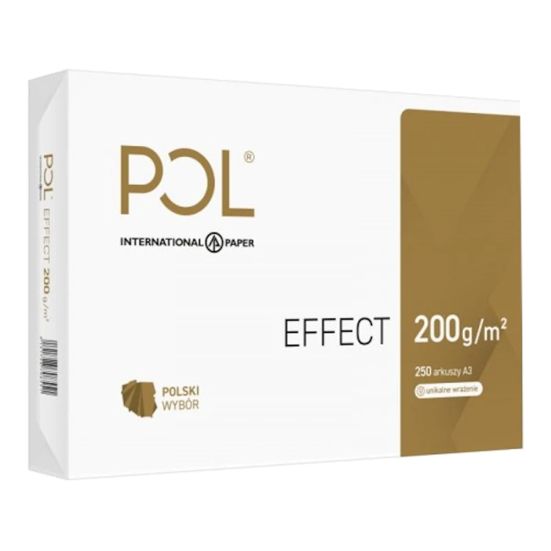 PAPIER KSERO BIAŁY A3/200G POL EFFECT COLOR  OP-250ARK