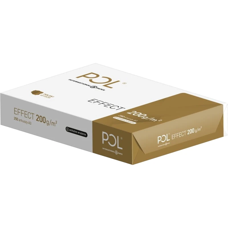 PAPIER KSERO BIAŁY A3/200G POL EFFECT COLOR  OP-250ARK