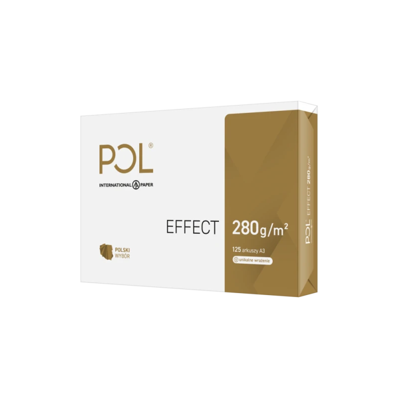 PAPIER KSERO BIAŁY A3/280G POL EFFECT COLOR 125ARK