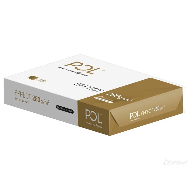 PAPIER KSERO BIAŁY A3/280G POL EFFECT COLOR 125ARK