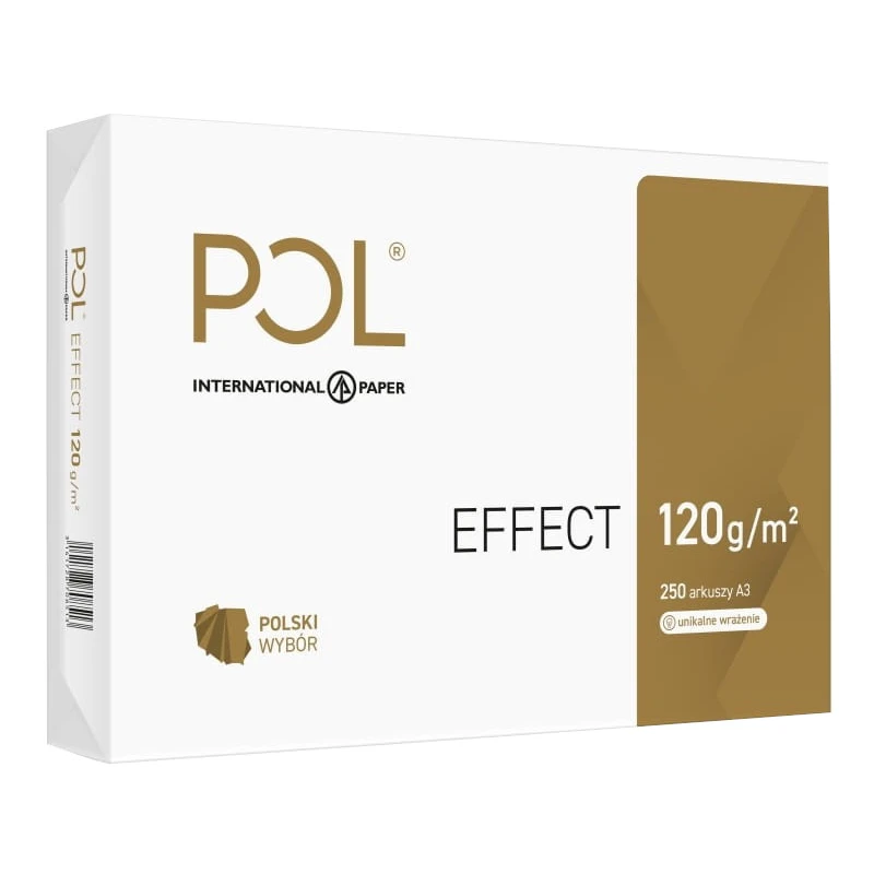 PAPIER KSERO BIAŁY  A3/120G POL EFFECT COLOR 250 ARK