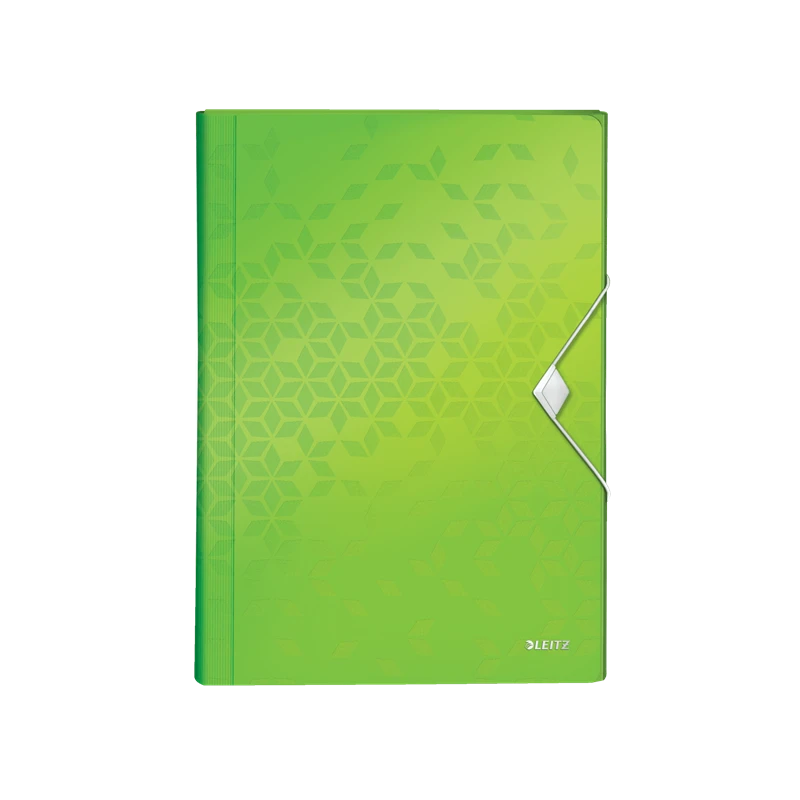 TECZKA Z 6 PRZEGRÓDKAMI  A4 PP WOW ZIELONY LEITZ  45890054