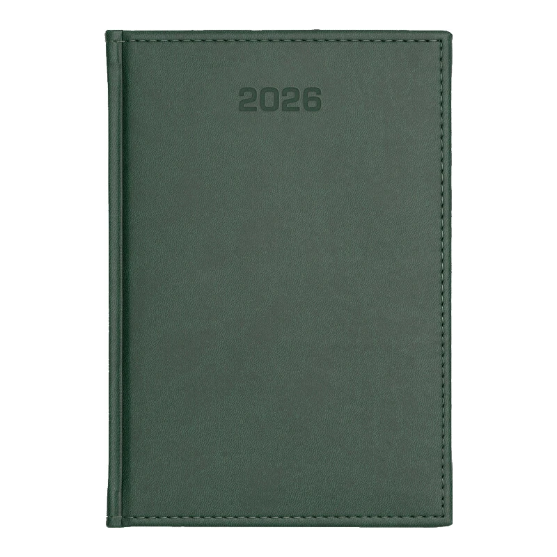 KALENDARZ A5 DZIENNY VIVELLA ZIELEŃ 4720 + gratis