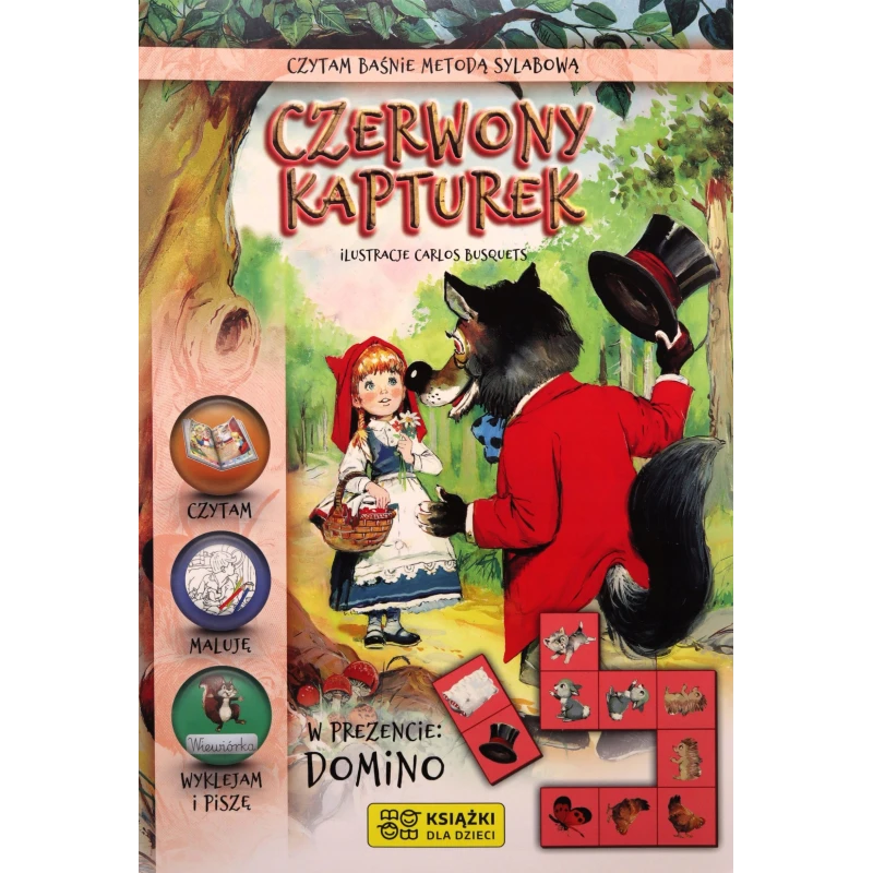 KSIĄŻECZKA CZERWONY KAPTUREK