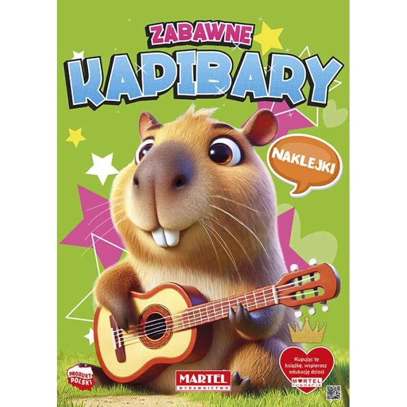 KOLOROWANKA Z NAKLEJKAMI ZABAWNE KAPIBARY Z NAKLEJKAMI 
4901 99 00
