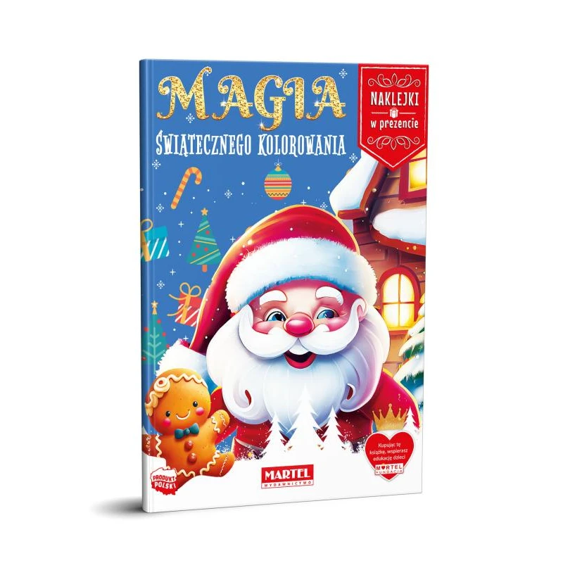 MAGIA ŚWIĄTECZNEGO KOLOROWANIA Z NAKLEJKAMI
