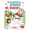 KOLOROWANKA ZABAWY NA ŚNIEGU Z NAKLEJKAMI