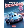 KOLOROWANKA Z NAKLEJKAMI METALICZNYMI SAMOCHODY