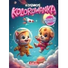KOLOROWANKA Z NAKLEJKAMI METALICZNYMI KOSMOS