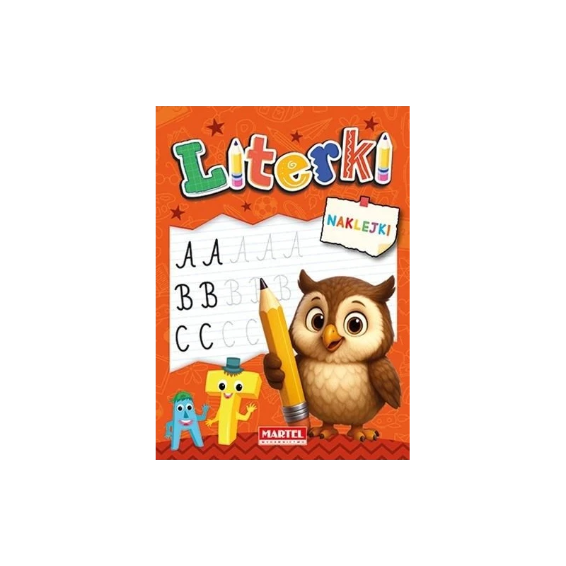 LITERKI Z NAKLEJKAMI