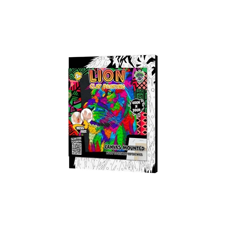 OBRAZ DO WYKLEJANIA PLASTELINĄ - LEW 0465-0003-99