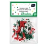 Kolor.spinacze do dek.mini 50szt.Chrisma