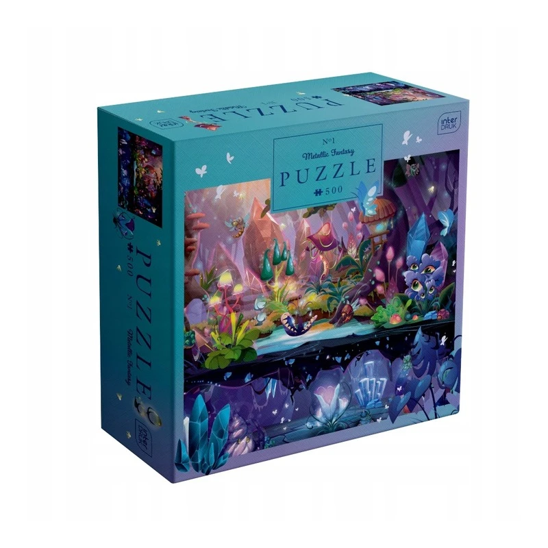 Puzzle 500 Metallic Fantasy Magic Forest