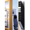 FLEXIBOXX A4 12 pionowych pojemników na dokumenty, kolor czarny 1709763060
