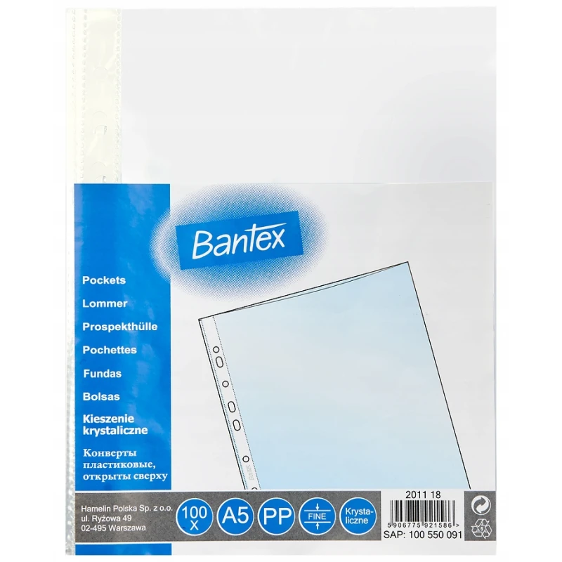 KOSZULKA KRYSTALICZNA A5 100SZT 201118