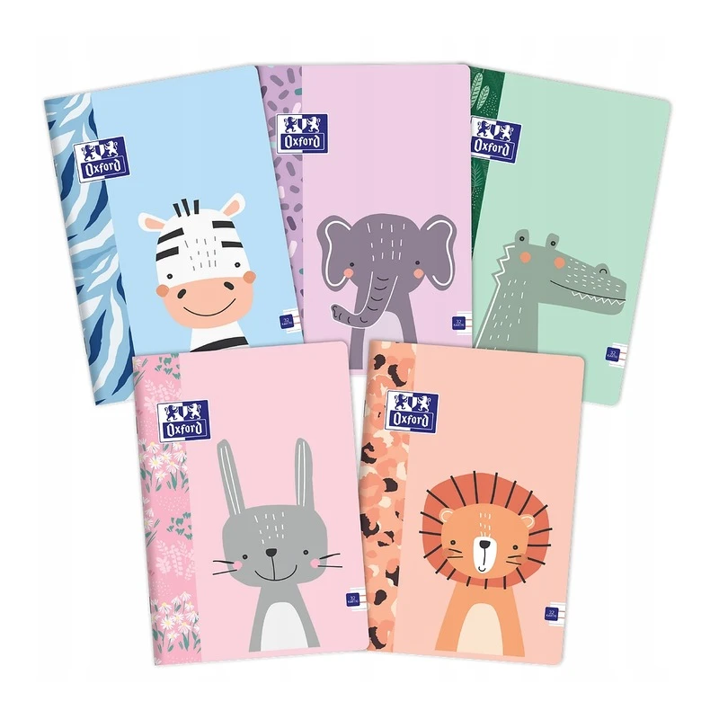 ZESZYT OXFORD KIDS A5/32K LINIA PODWÓJNA KOLOR