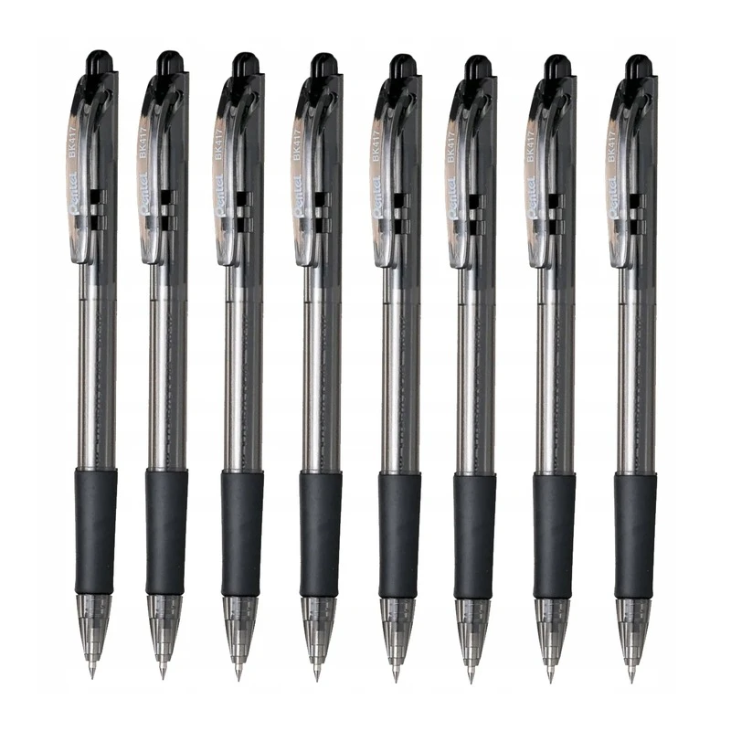 DŁUGOPIS BK417 WOW  CZARNY 8 sztuk