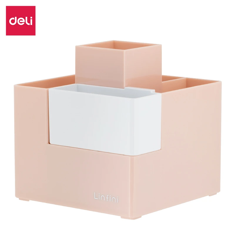 ORGANIZER NA BIURKO - PRZYBORNIK DELI EZ072 LINFINI RÓŻOWY