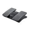 PODNÓŻEK Q-CONNECT 430x320MM Z ODDZIELNYMI PLATFORMAMI NA NOGI MASAŻER CZARNY