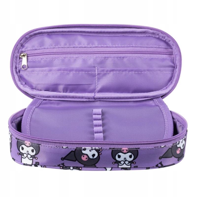 PIÓRNIK SASZETKA USZTYWNIONA Z WEWNĘTRZNĄ KLAPKĄ PCL-01 KUROMI VIOLET