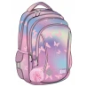PLECAK 3-KOMOROWY STRIGHT BP-26 PINK BUTTERFLIES mkmp