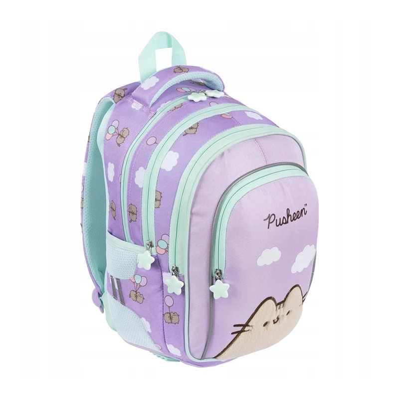 PLECAK 4-KOMOROWY BPL-58 PUSHEEN VIOLET mkmp